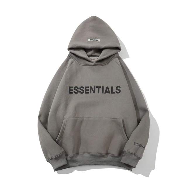 Essentials Fear of God Basic Gray Hoodie