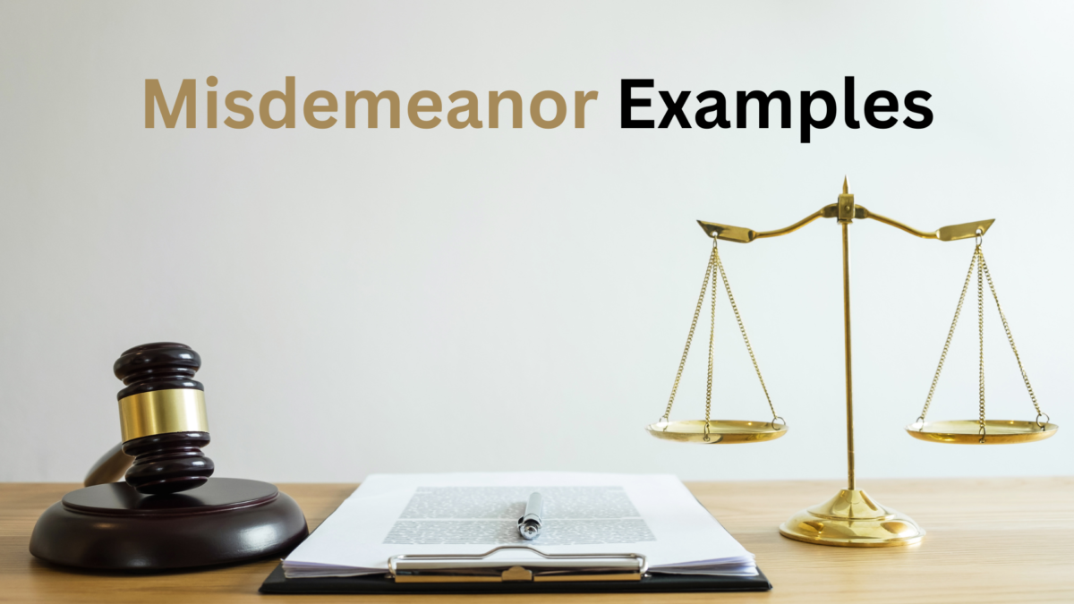 misdemeanor examples