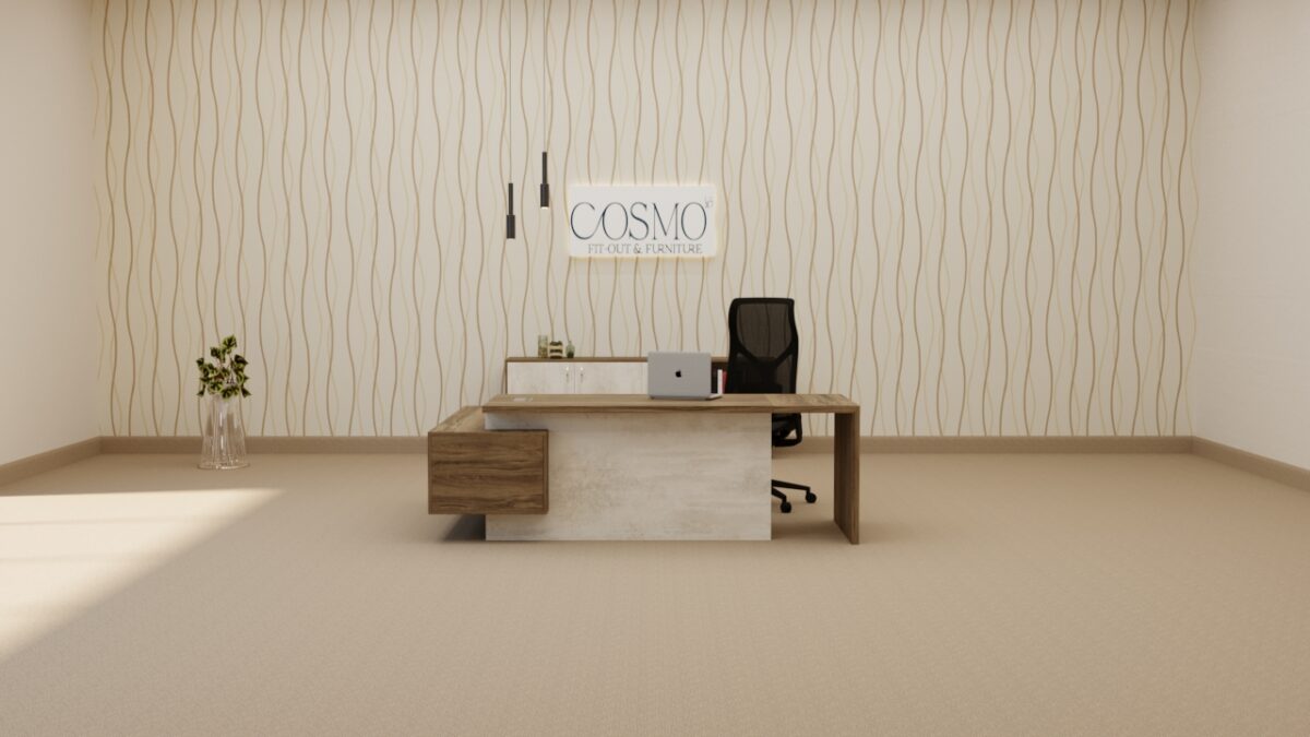 modern reception desks in Dubai