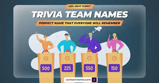 Trivia team names