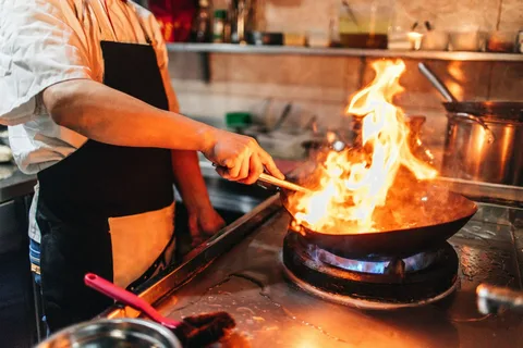 Chinese cooking equipment