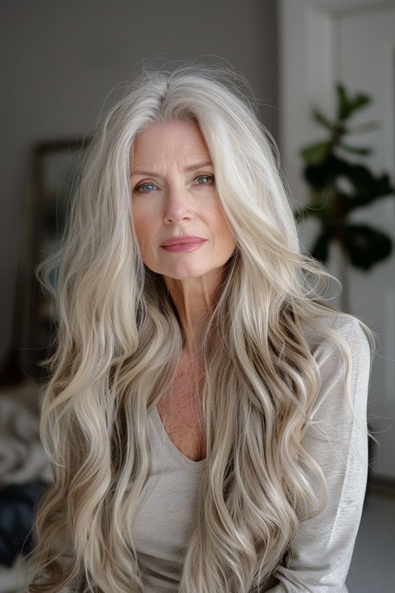 long white hair wig