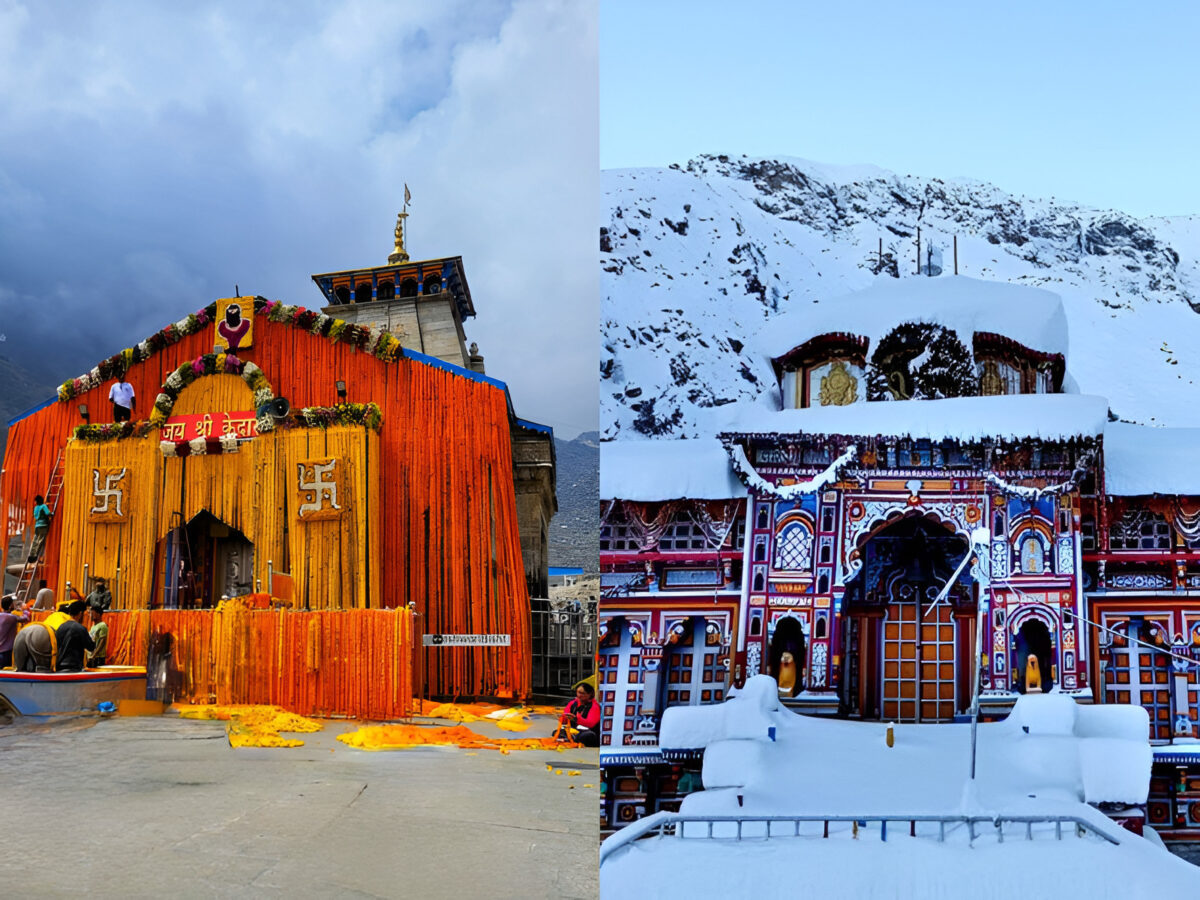 Do Dham image Kedarnath & Badrinath temple