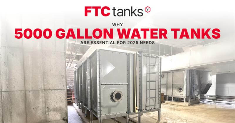 5000 gallon water tank