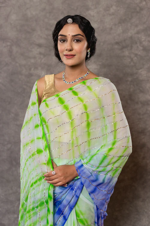 Leheriya Saree