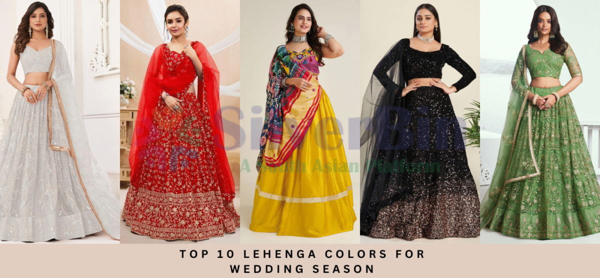 Top 10 Lehenga Colors for Wedding Season (1)