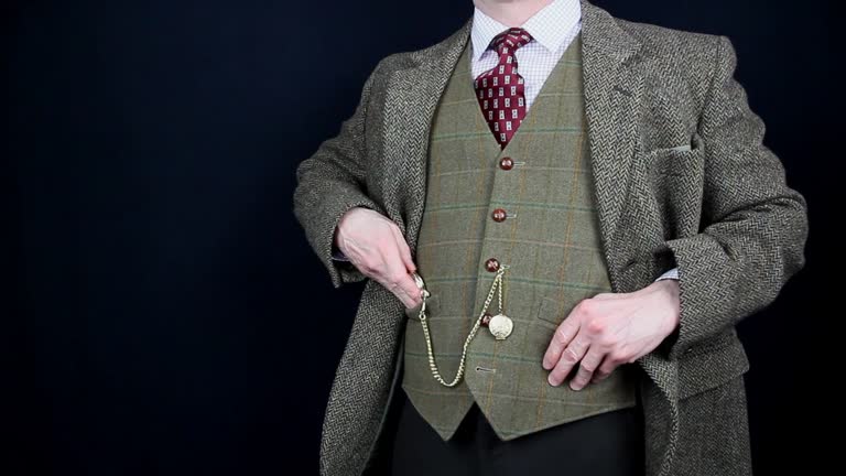 3 Piece Tweed Suit Wedding