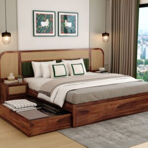bed design from wooden street