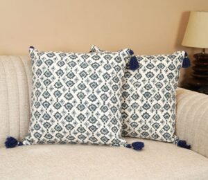 cushion cover design from wooden street
