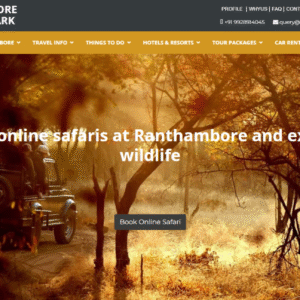 How to book ranthambore safari ticket online