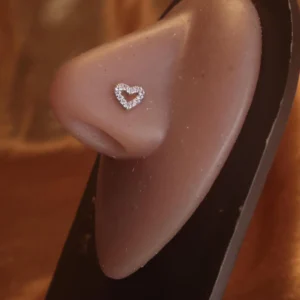 Heart Shape Nose Stud