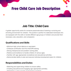 Childcare Law Jobs