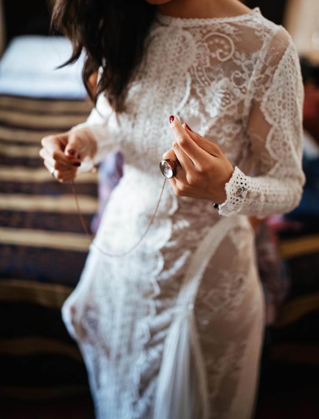 Romantic Lace and Sheer Details