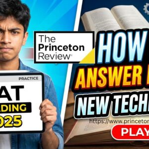 Illustration of SAT Reading 2025 techniques showing how to answer questions quickly