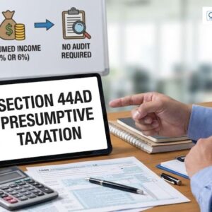 section 44ad presumptive taxation