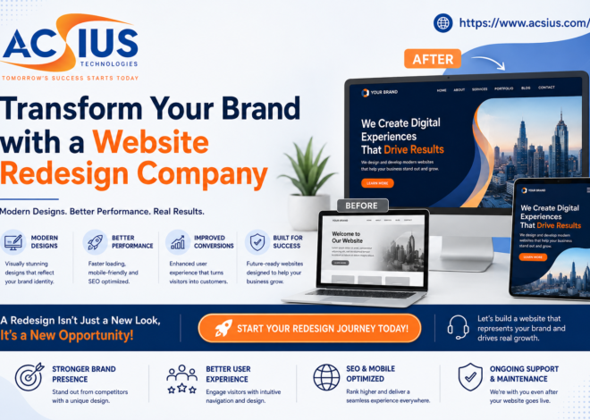 Transform Your Brand with a Website Redesign Company
