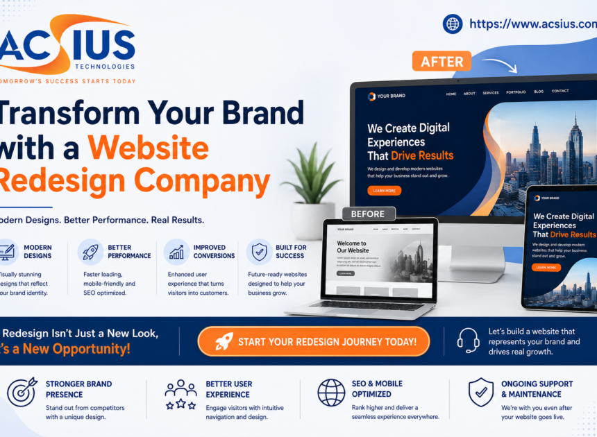 Transform Your Brand with a Website Redesign Company