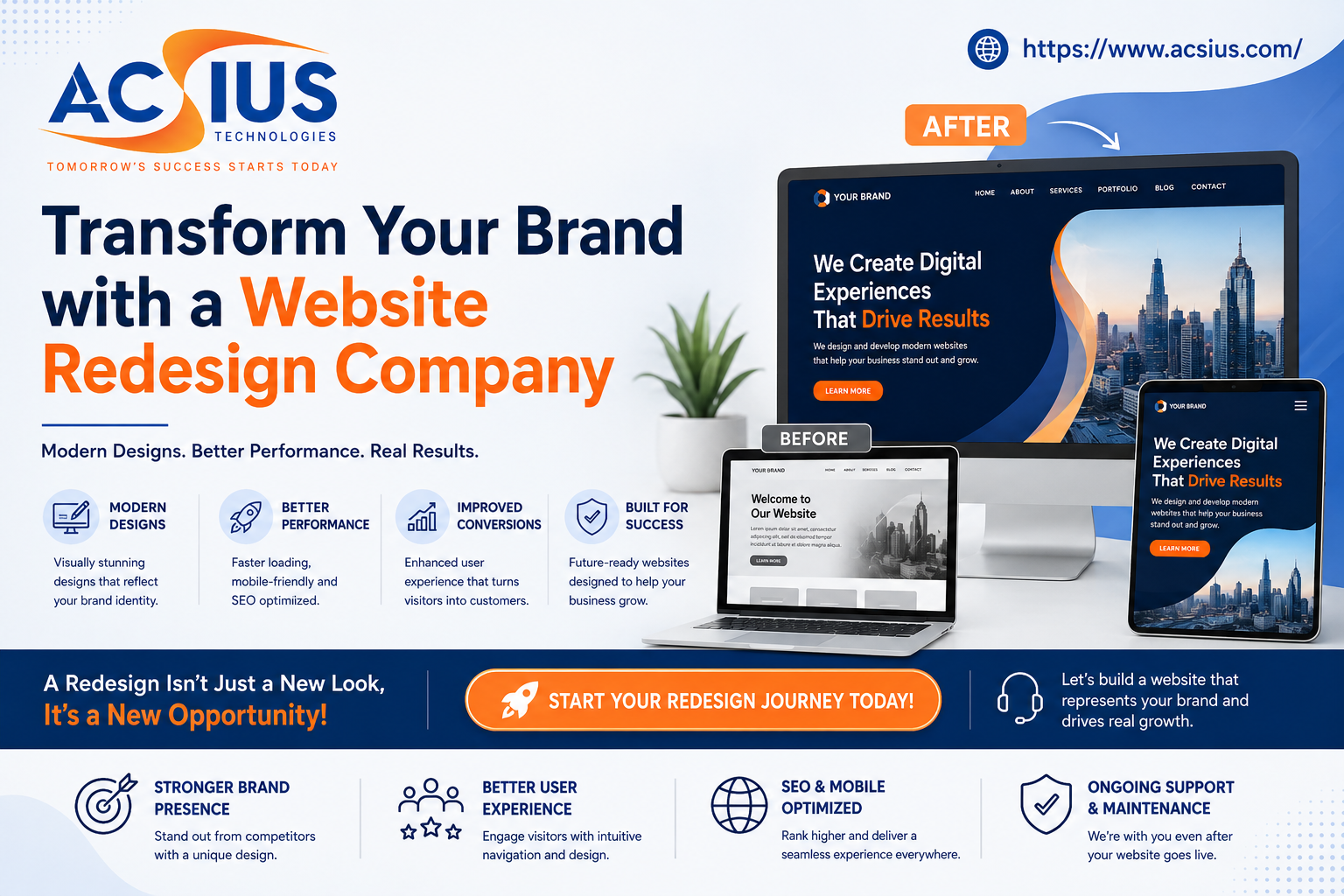 Transform Your Brand with a Website Redesign Company